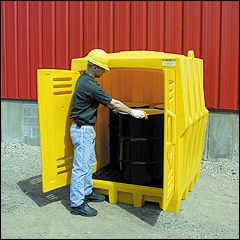 EAGLE 1649 4-Drum Poly Storage Building