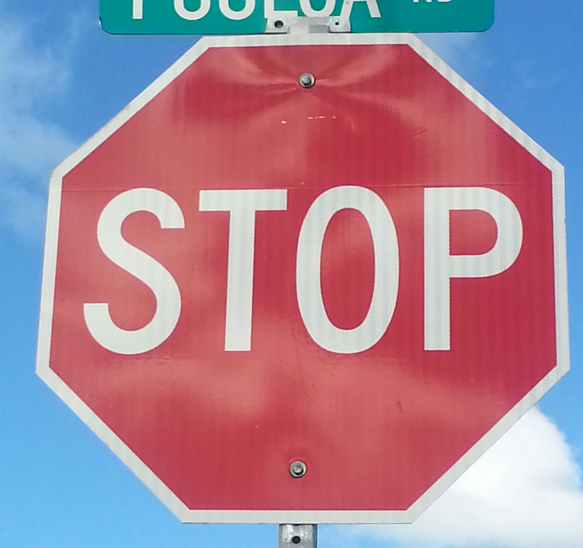 Compliant STOP Sign